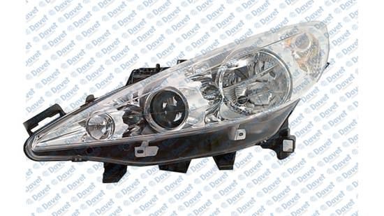 VALEO 43242 Far+Sinyal Sol Elektrikli Motorlu H7+H7+H1 / Fbl Peugeot P207 04 / 06>